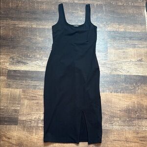 Express Black Midi Dress